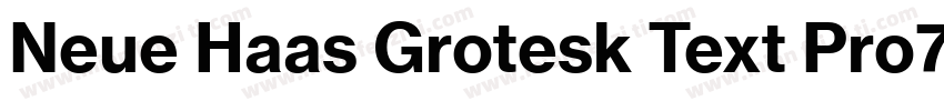Neue Haas Grotesk Text Pro75字体转换